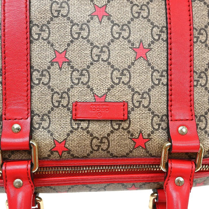 Gucci Vintage Duffle GG Coated Canvas, Beige, Canvas, Handbag