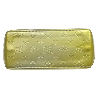 Louis Vuitton Mat Ring Agenda Cover Monogram Vernis PM, Gray, Patent Leather, Handbag