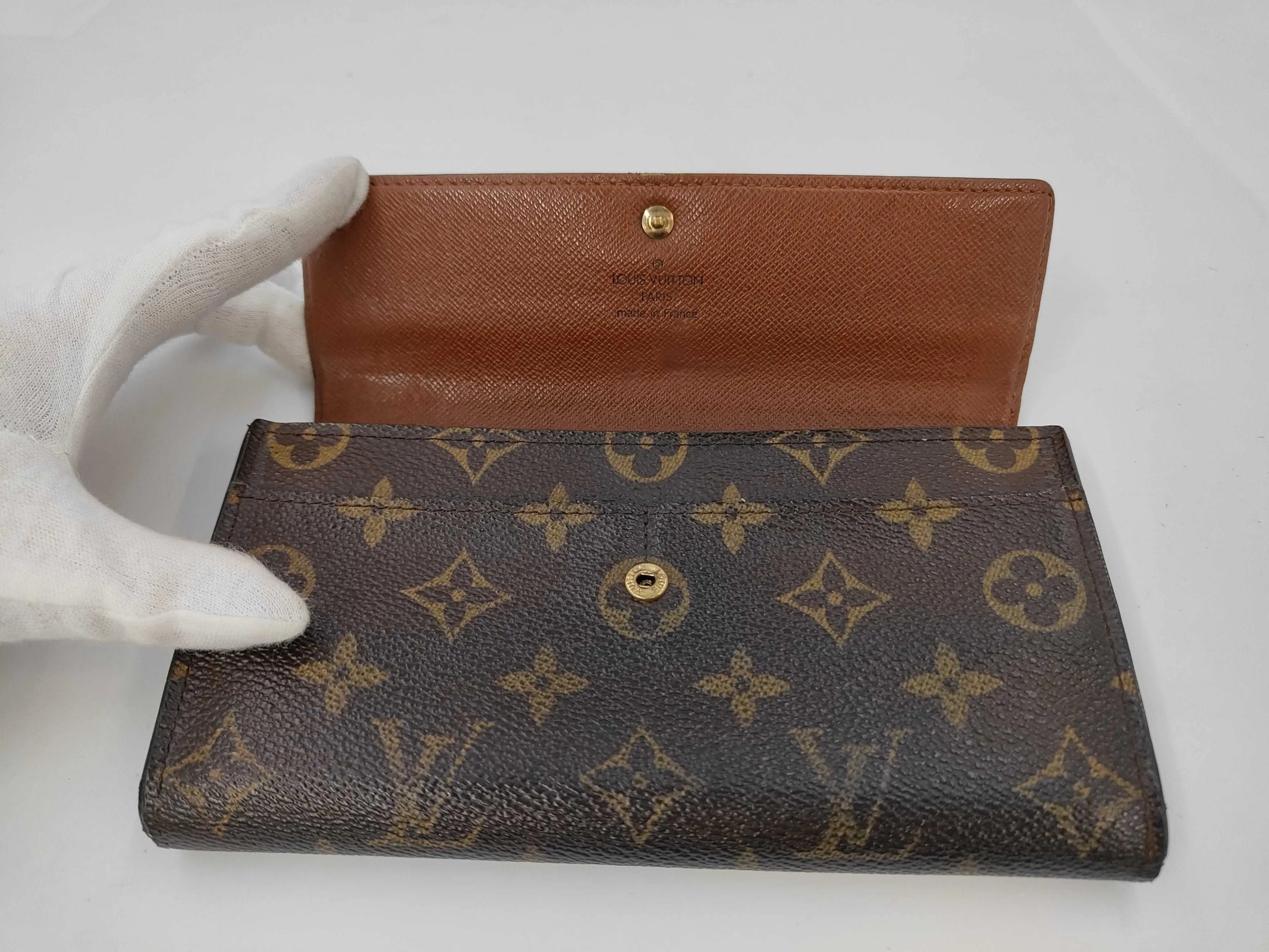 Louis Vuitton Vintage Sarah Monogram Canvas, Multicolour, Canvas, Wallet