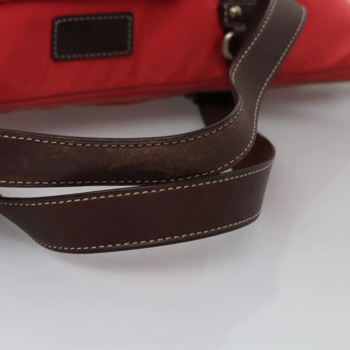 Burberry Blue Label Nylon, Red, Nylon, Tote Bag