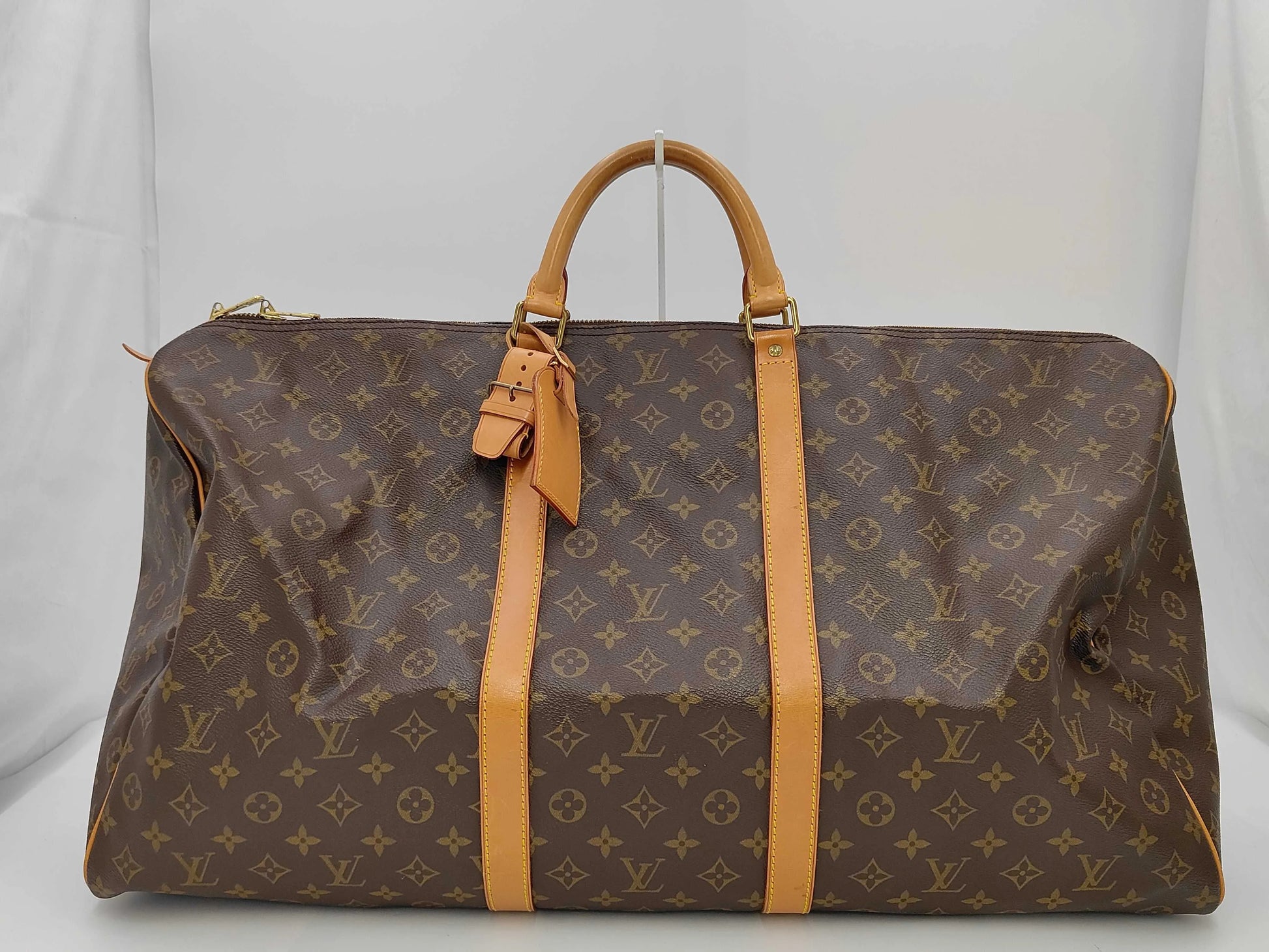 Louis Vuitton Keepall Monogram Canvas, Brown, Canvas, Travel Bag