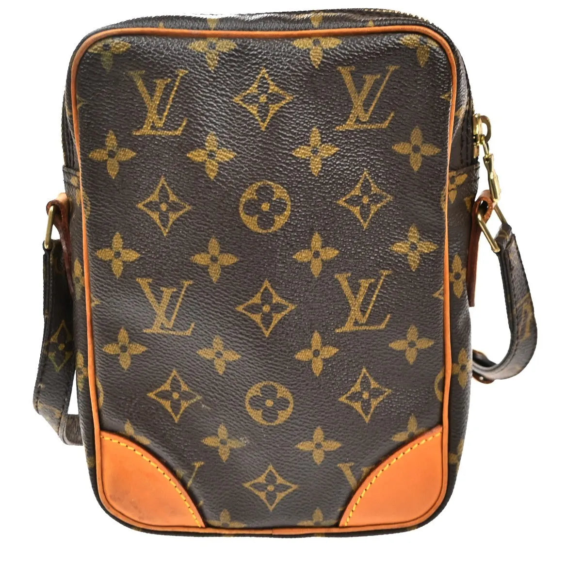 Louis Vuitton Danube Monogram Canvas, Brown, Canvas, Shoulder Bag