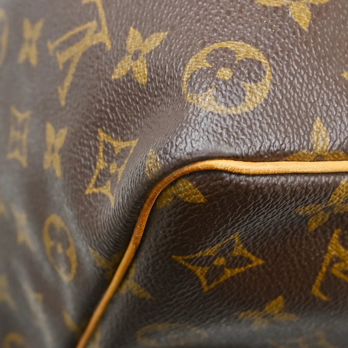 Louis Vuitton Keepall Monogram, Brown, Canvas, Travel Bag