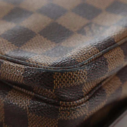 Louis Vuitton Naviglio Damier, Brown, Canvas, Shoulder Bag