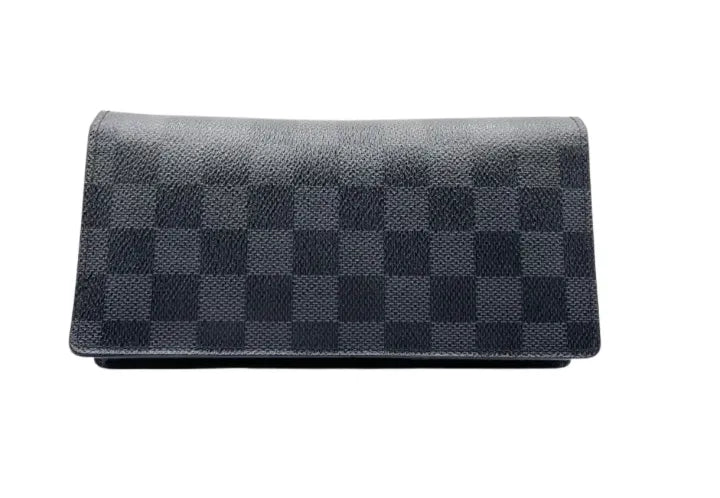 Louis Vuitton Long Damier, Gray, Canvas, Wallet