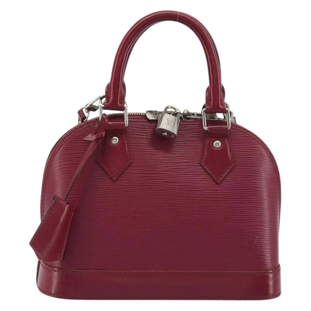 Louis Vuitton Alma Epi, Pink, Leather, Handbag