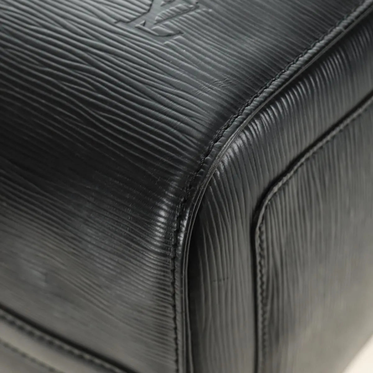 Louis Vuitton Keepall Epi Leather, Black, Leather, Travel Bag
