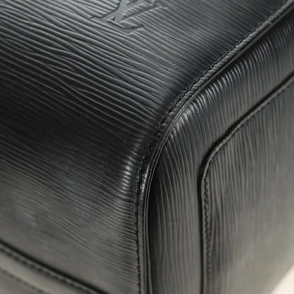 Louis Vuitton Keepall Epi Leather, Black, Leather, Travel Bag