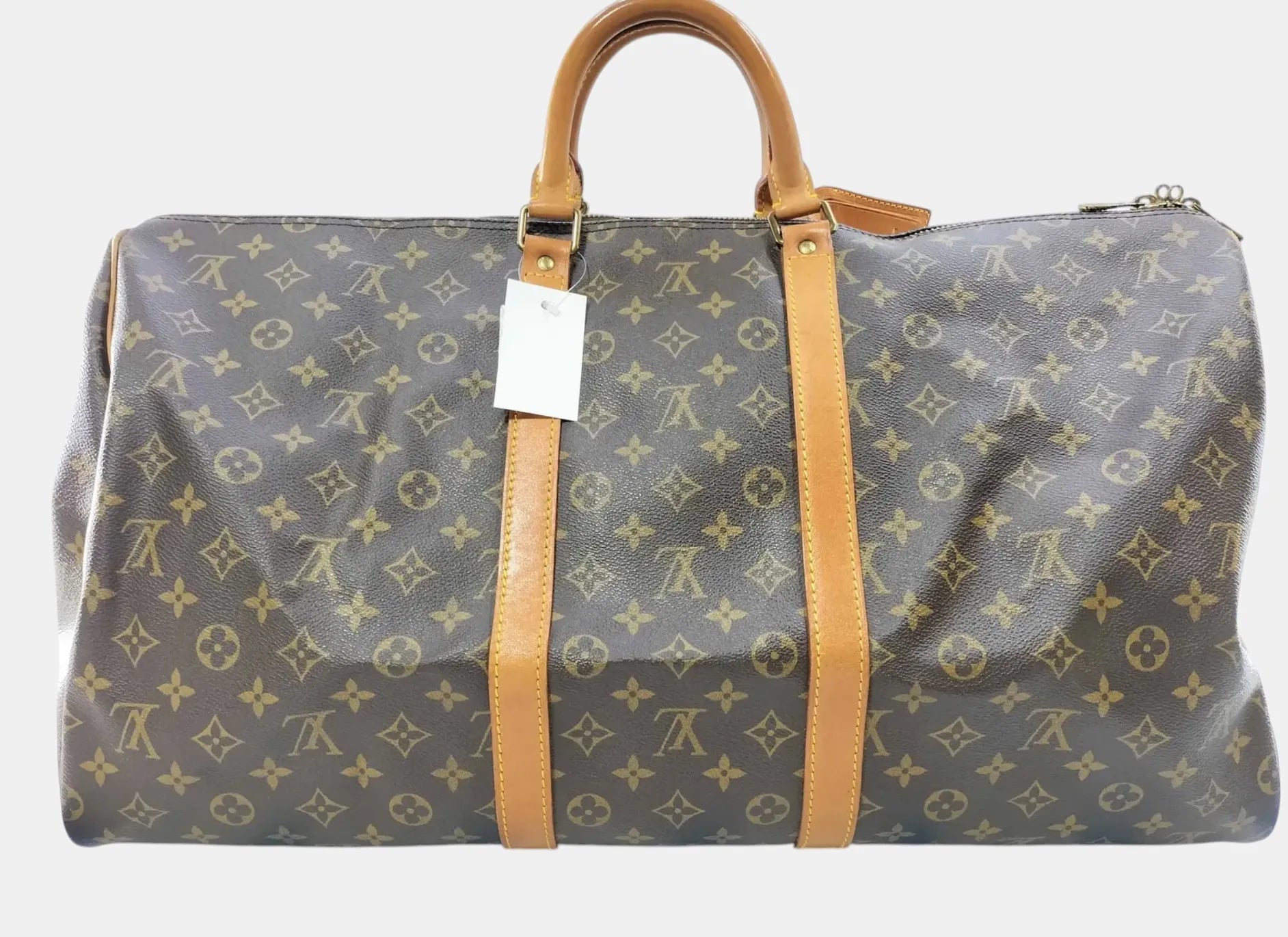 Louis Vuitton Keepall Monogram Canvas, Brown, Canvas, Travel Bag