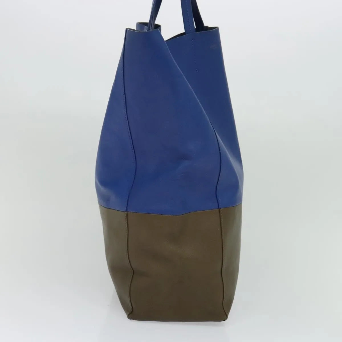 Celine Vertical Cabas Tote Leather, Multicolour, Leather, Tote Bag