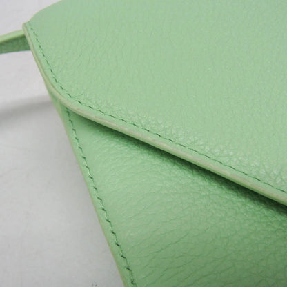 Bottega Veneta Mount Leather, Green, Leather, Shoulder Bag