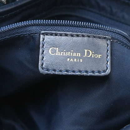 Christian Dior Vintage Trotter Canvas, Navy, Canvas, Handbag