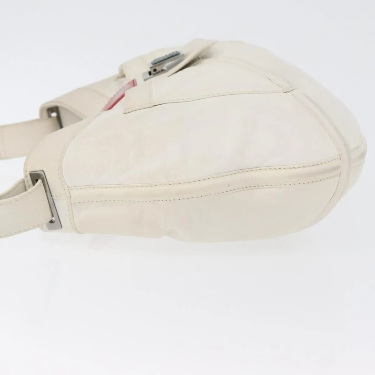 Loewe Anagram Leather, White, Leather, Shoulder Bag