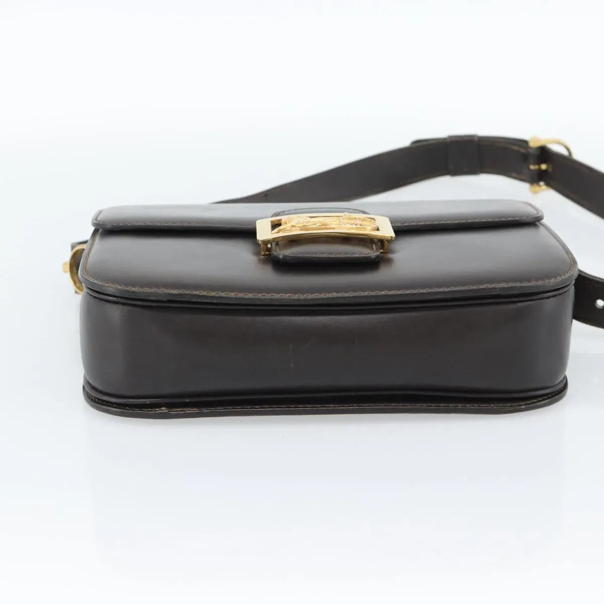 Celine Horse Carriage Leather, Brown, Leather, Shoulder Bag