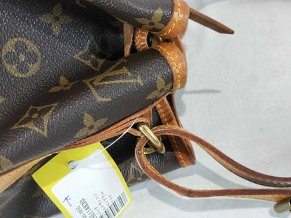 Louis Vuitton Petit Noe Monogram Canvas, Brown, Canvas, Shoulder Bag