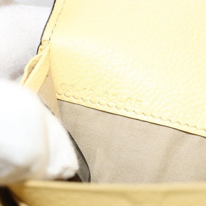 Chloe Marcie Continental Leather, Yellow, Leather, Wallet