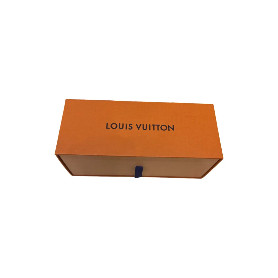 Louis Vuitton Zip Canvas, Orange, Cotton, Wallet