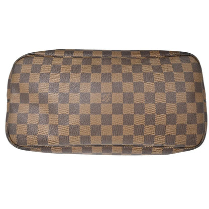Louis Vuitton Neverfull Damier, Brown, Canvas, Tote Bag