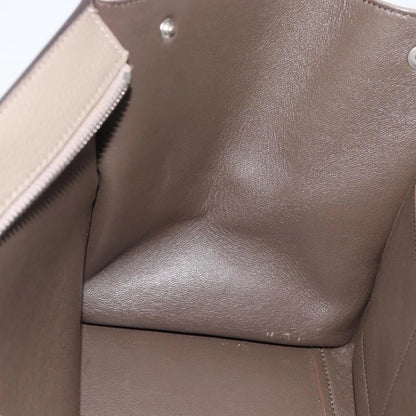 Celine Trapeze Leather with Suede, Gray, Leather, Handbag