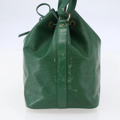 Louis Vuitton Petit Noe Epi Leather, Green, Leather, Shoulder Bag