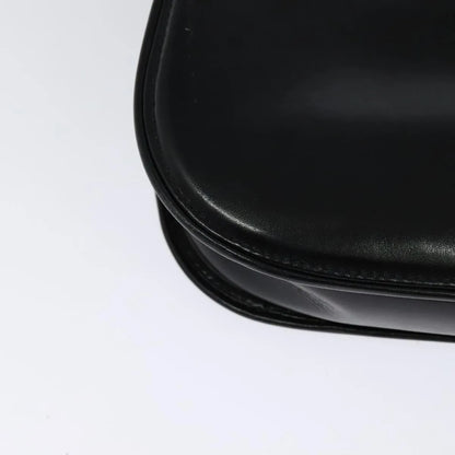 Gucci Vintage Leather, Black, Leather, Shoulder Bag