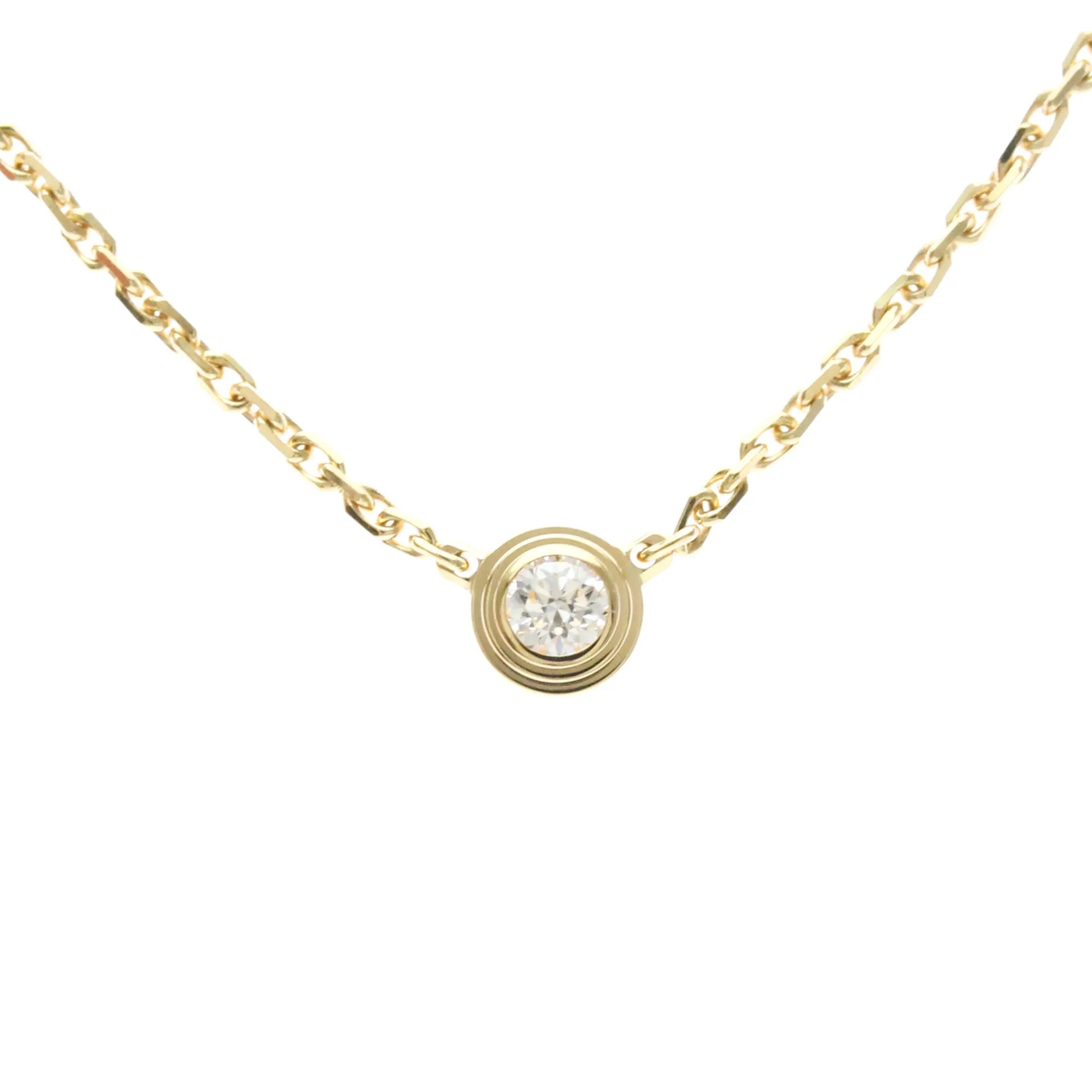 Cartier Cartier D'Amour Pendant 18K Yellow Gold and Diamond, Gold, Yellow Gold, Necklace