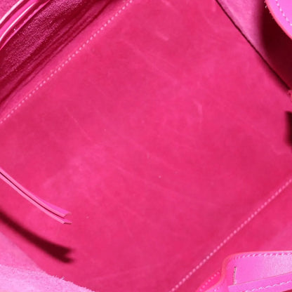 Celine Luggage Smooth Leather, Pink, Leather, Tote Bag