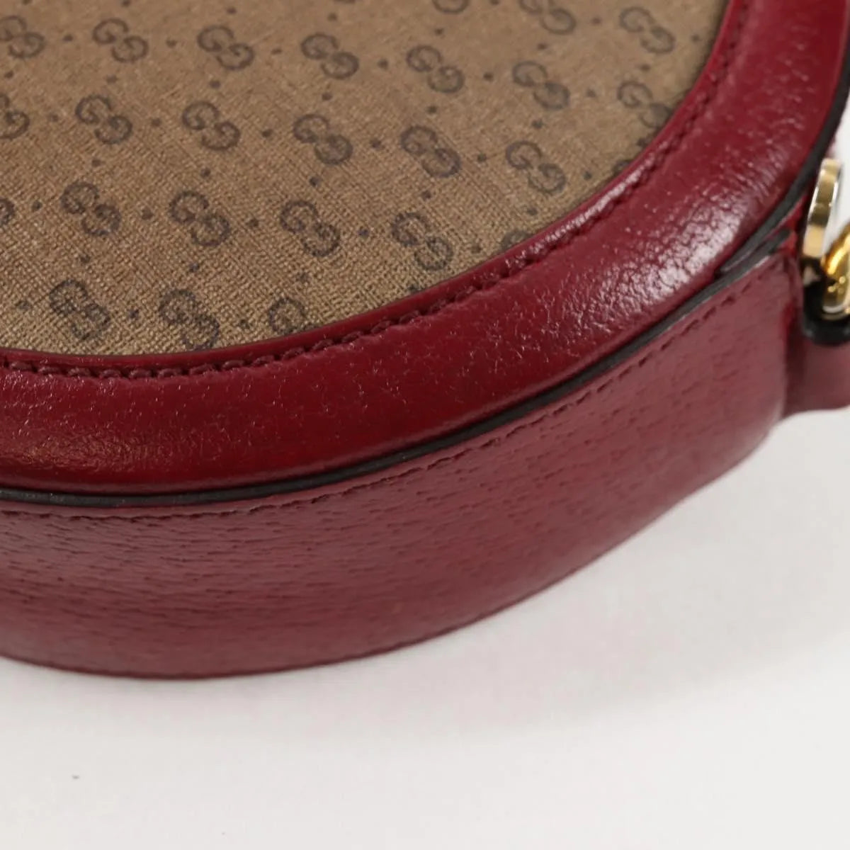 Gucci Doraemon Round Printed Mini GG Coated Canvas, Beige, Canvas, Shoulder Bag