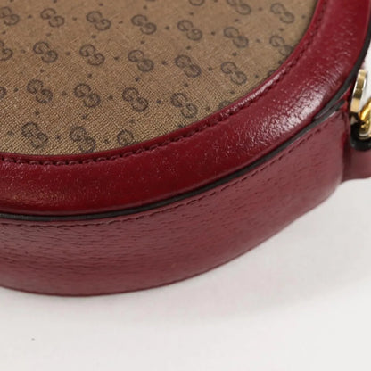Gucci Doraemon Round Printed Mini GG Coated Canvas, Beige, Canvas, Shoulder Bag