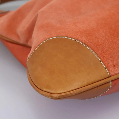 Burberry Blue Label Suede, Orange, Suede, Shoulder Bag