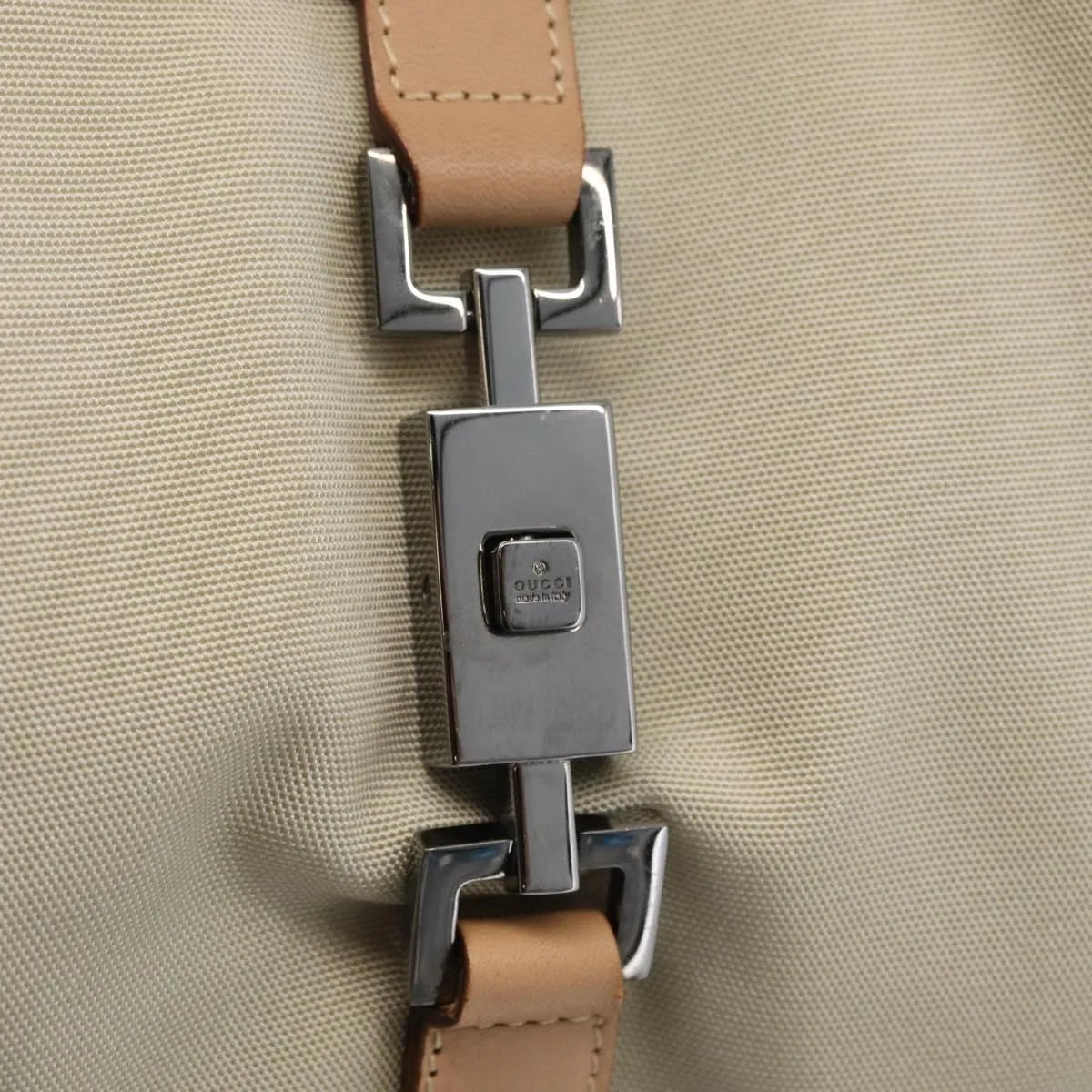 Gucci Jackie Tote GG Canvas, Beige, Canvas, Handbag