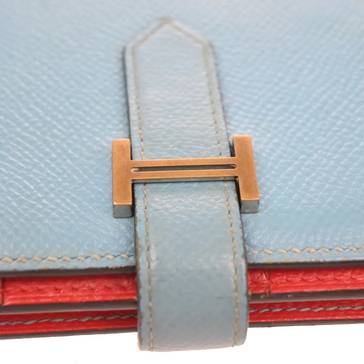 Hermes Bearn Epsom, Multicolour, Leather, Wallet