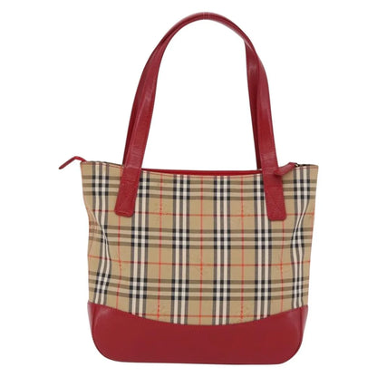 Burberry Nova Check Nova Check Canvas and leather, Beige, Canvas, Handbag