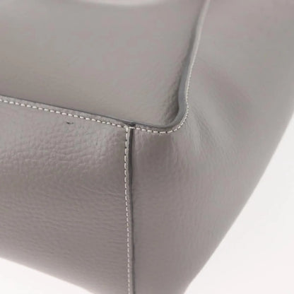 Stella McCartney Alter Tote Leather, Gray, Leather, Tote Bag