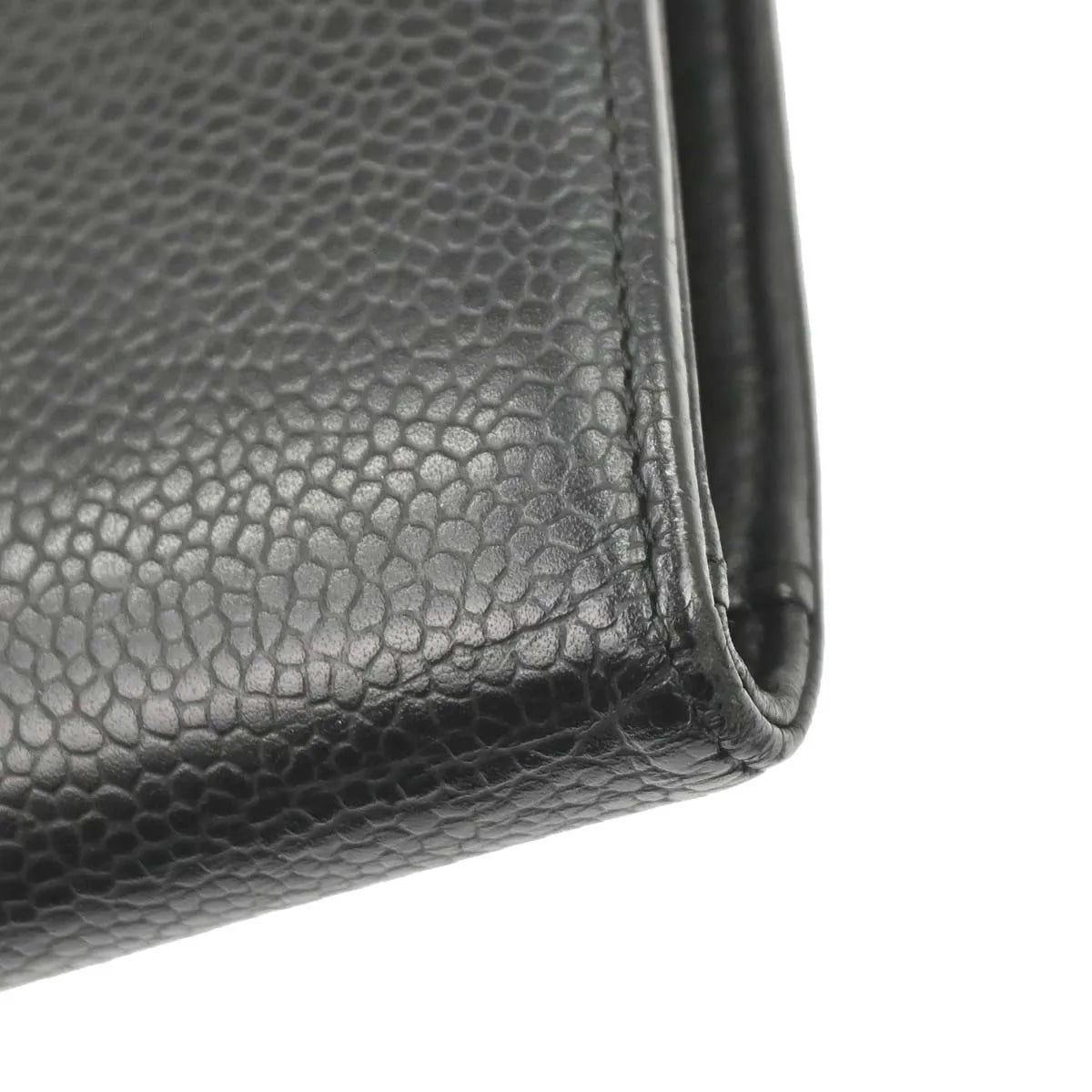 Chanel Timeless CC French Caviar, Black, Leather, Wallet