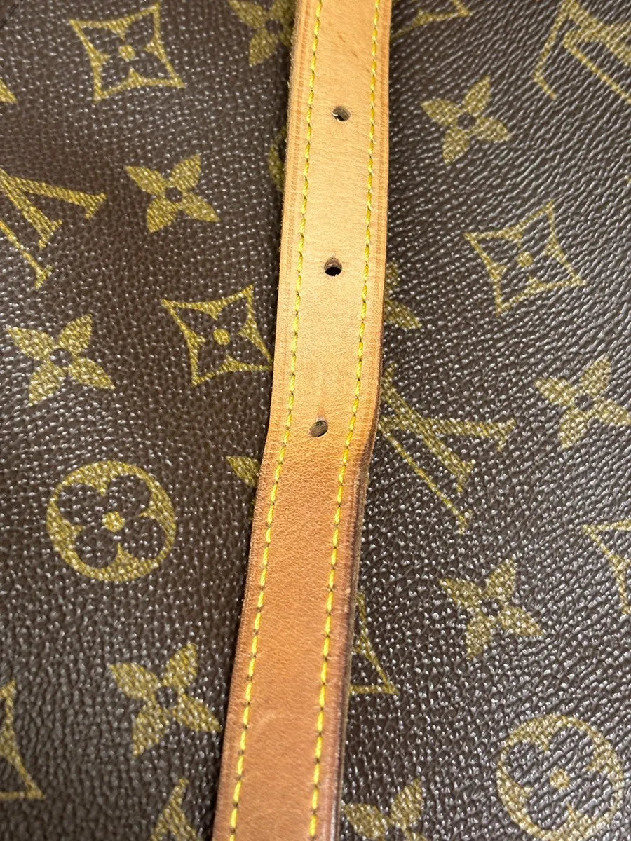 Louis Vuitton Musette Tango Monogram Canvas, Brown, Leather, Shoulder Bag