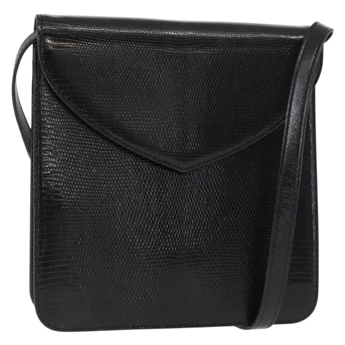 Saint Laurent Vintage Leather, Black, Leather, Shoulder Bag