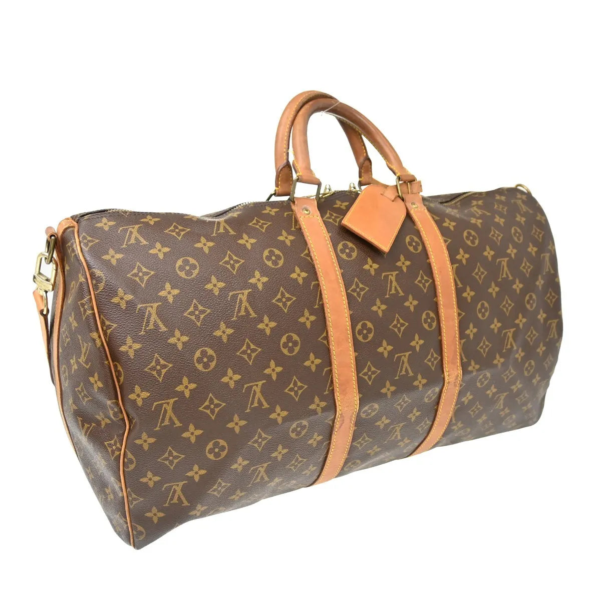 Louis Vuitton Keepall Bandouliere Monogram Canvas, Brown, Canvas, Travel Bag