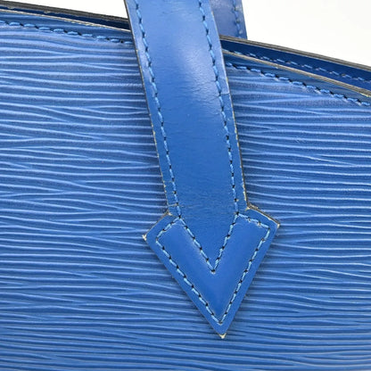 Louis Vuitton Saint Jacques Epi Leather, Blue, Leather, Handbag