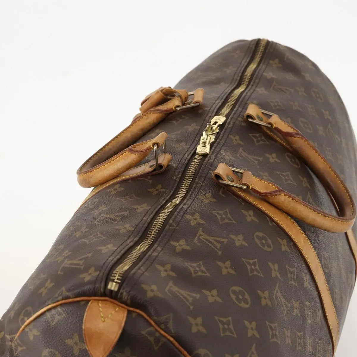 Louis Vuitton Keepall Monogram Canvas, Brown, Canvas, Travel Bag