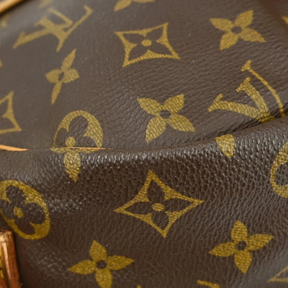 Louis Vuitton Saumur Canvas, Brown, Canvas, Shoulder Bag