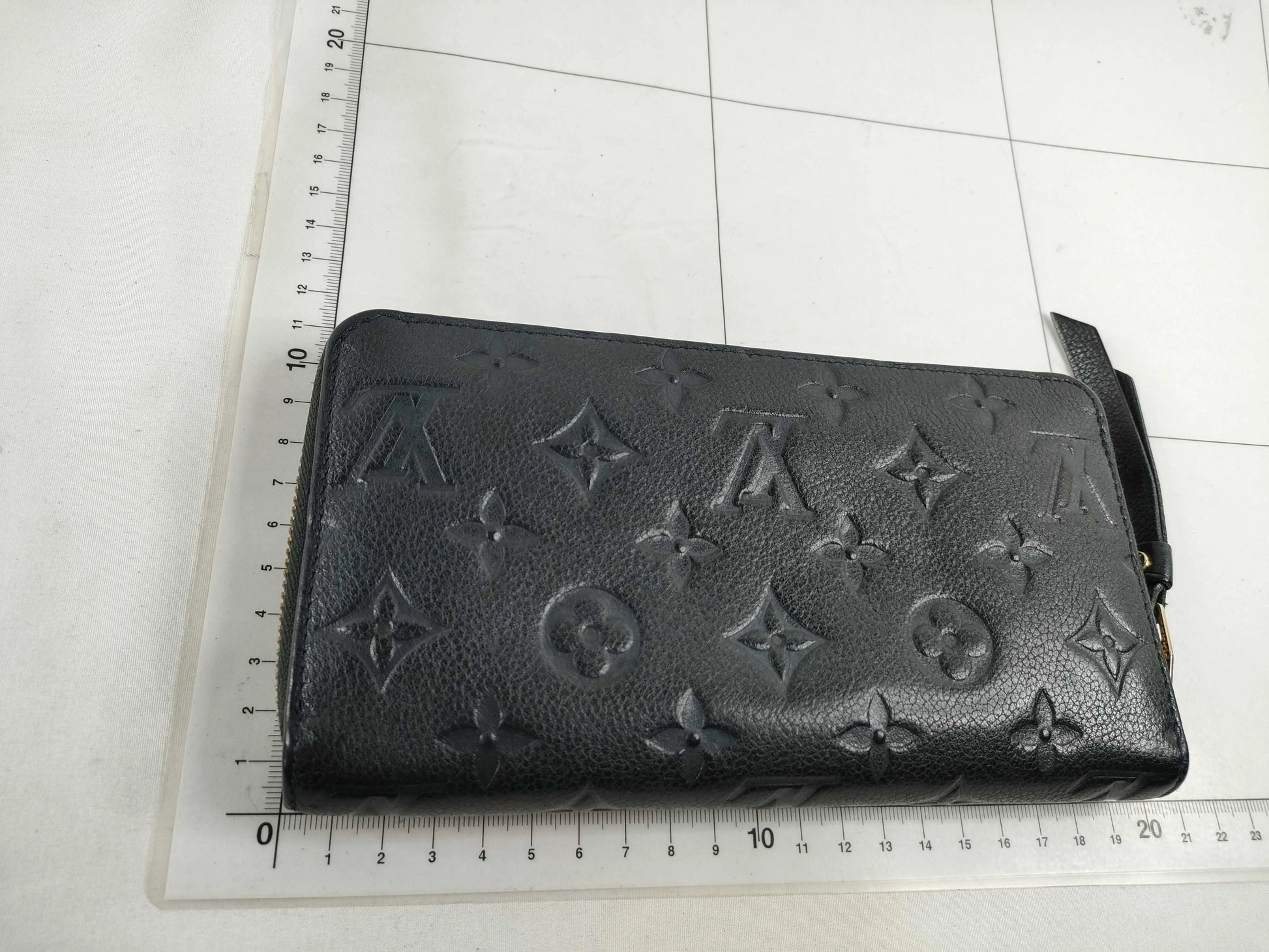 Louis Vuitton Clemence Monogram Empreinte Leather, Brown, Leather, Wallet