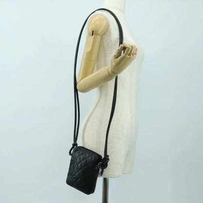 Chanel Cambon Crossbody Bag Quilted leather, Black, Leather, Shoulder Bag