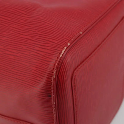 Louis Vuitton Keepall Epi, Red, Leather, Travel Bag