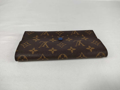Louis Vuitton Emilie Monogram Canvas, Brown, Canvas, Wallet