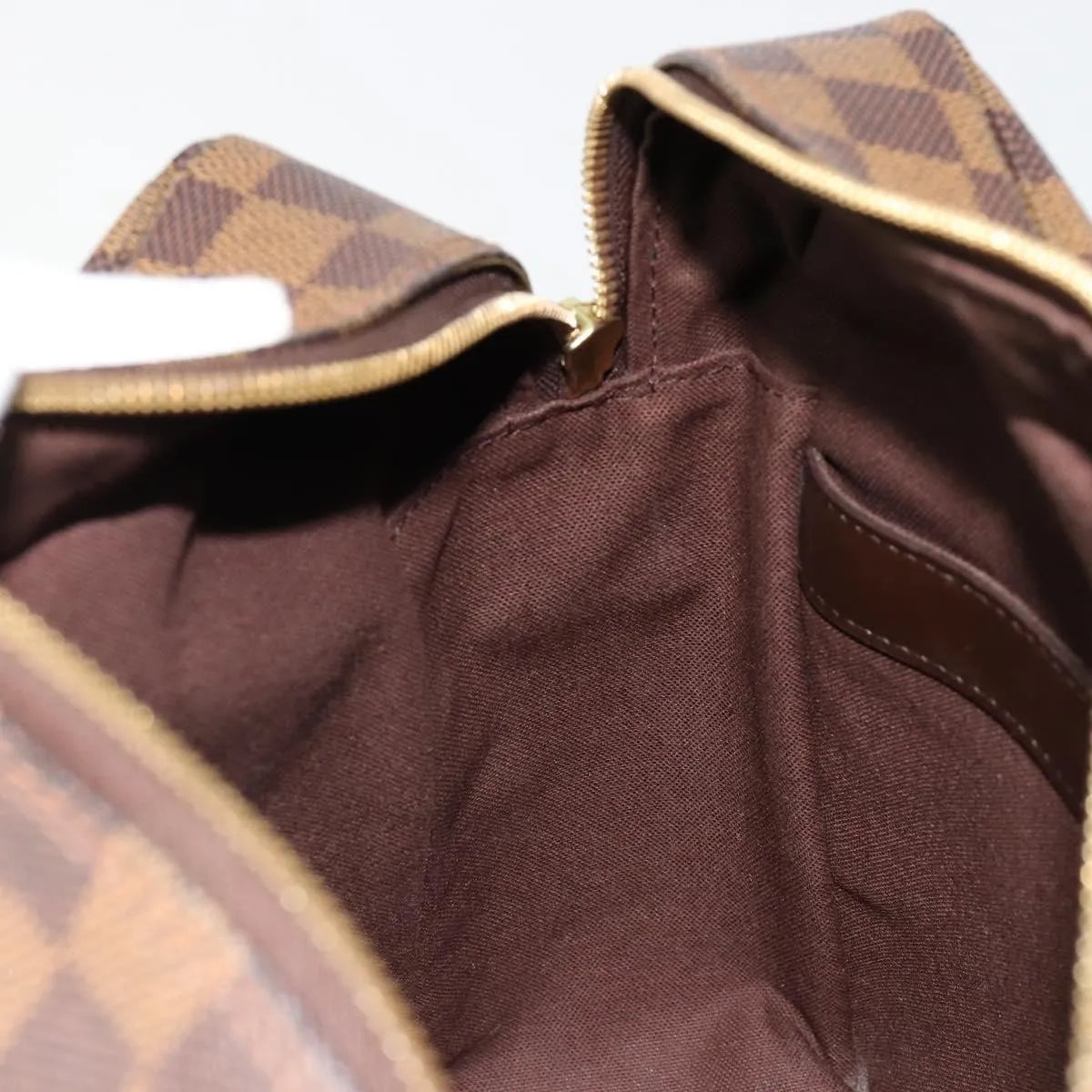 Louis Vuitton Naviglio Damier, Brown, Canvas, Shoulder Bag