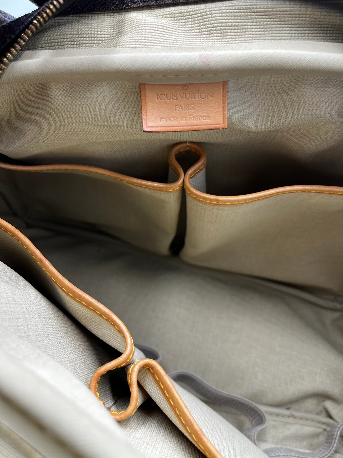 Louis Vuitton Deauville Monogram Canvas, Brown, Canvas, Handbag