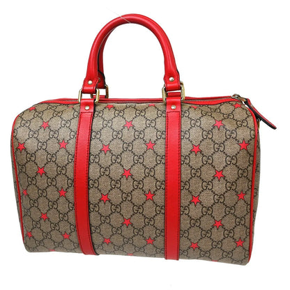Gucci Vintage Duffle GG Coated Canvas, Beige, Canvas, Handbag