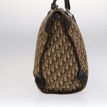 Christian Dior Vintage Trotter Boston Diorissimo Canvas, Brown, Canvas, Handbag