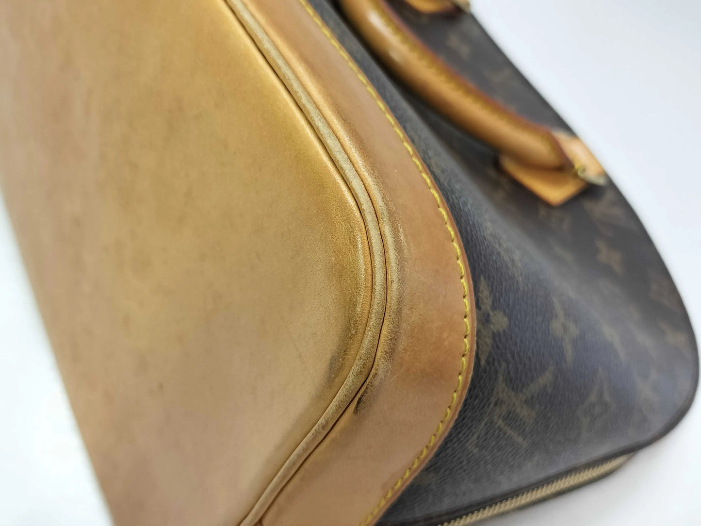 Louis Vuitton Vintage Alma Monogram Canvas, Brown, Canvas, Handbag